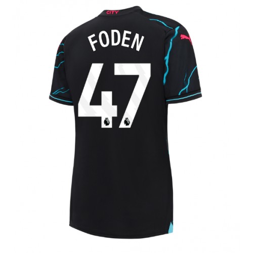 Maillot de foot Manchester City Phil Foden #47 Troisième Femmes 2023-24 Manches Courte